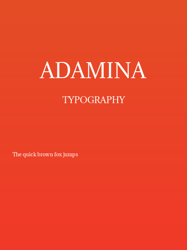 Adamina Poster
