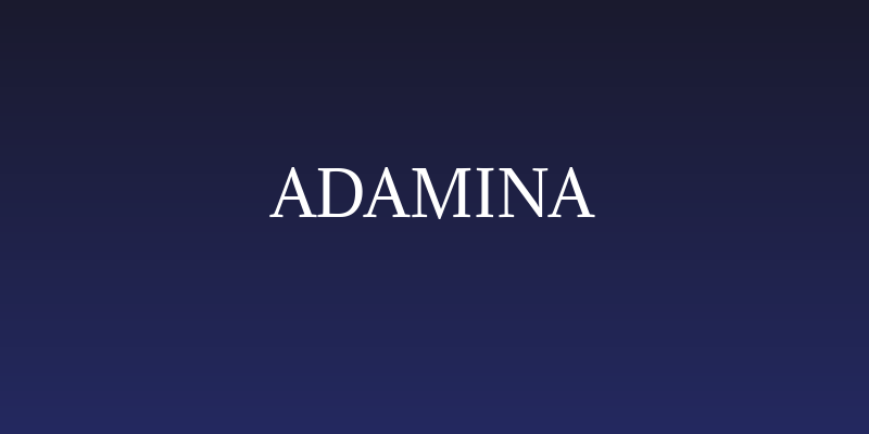 Adamina Social Header
