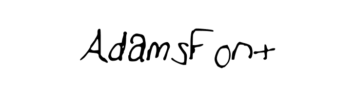 AdamsFont  नि: शुल्क फ़ॉन्ट्स डाउनलोड