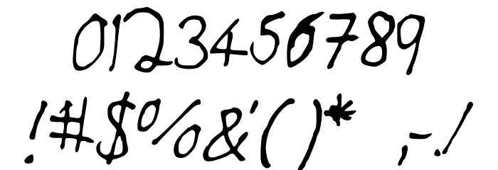 AdamsFont Font Alte caractere