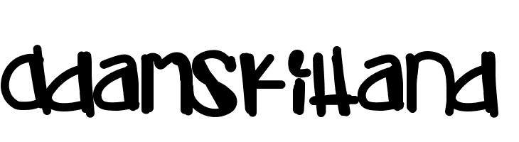 AdamskiHand  Frei Schriftart Herunterladen