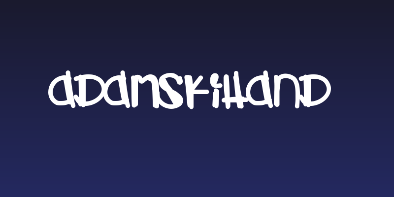 AdamskiHand Social Header