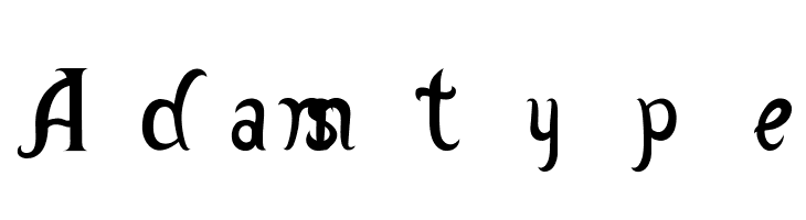 Adamstype Font