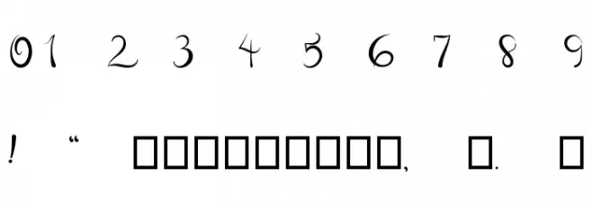 Adamstype Font OTHER CHARS