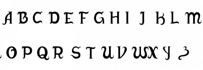 Adamstype Font UPPERCASE