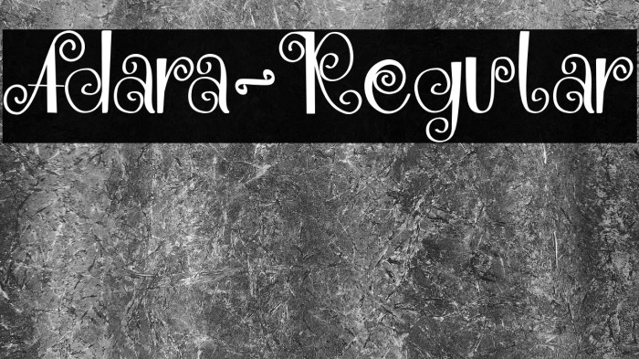 Adara-Regular Example 2