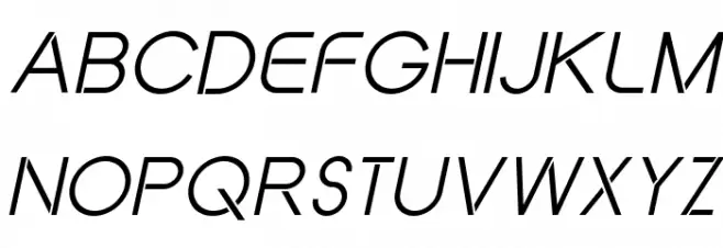 Adarsh Sans Italic Font UPPERCASE