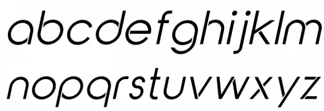 Adarsh Sans Italic 字体 小写