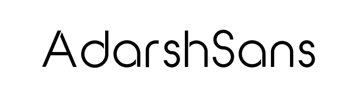 Adarsh Sans  नि: शुल्क फ़ॉन्ट्स डाउनलोड