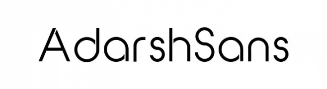 Adarsh Sans  Descarca Fonturi Gratis