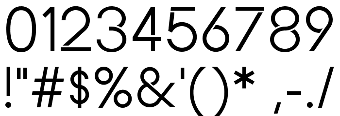 Adarsh Sans Font OTHER CHARS