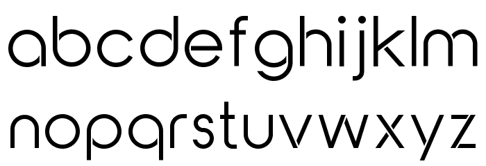 Adarsh Sans Font LOWERCASE