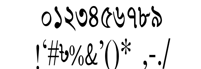 AdarshaLipiCon Font OTHER CHARS