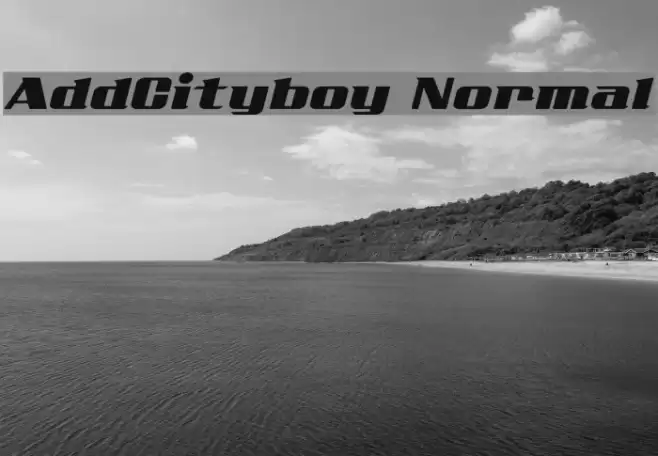 AddCityboy Normal Caratteri examples