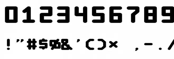 AddElectricCity Font OTHER CHARS