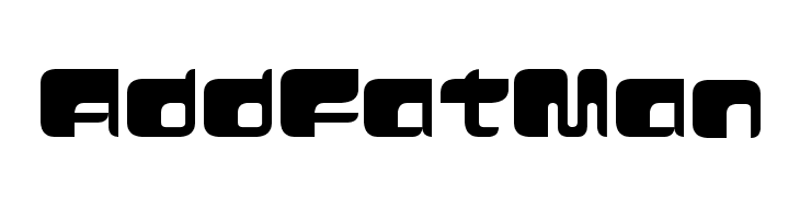 AddFatMan  font caratteri gratis