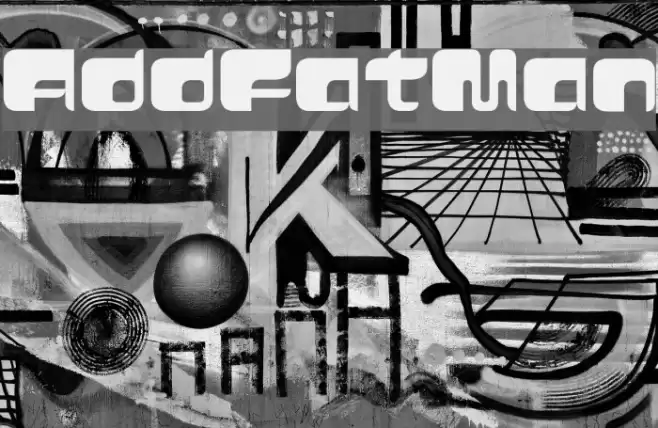 AddFatMan Шрифта examples
