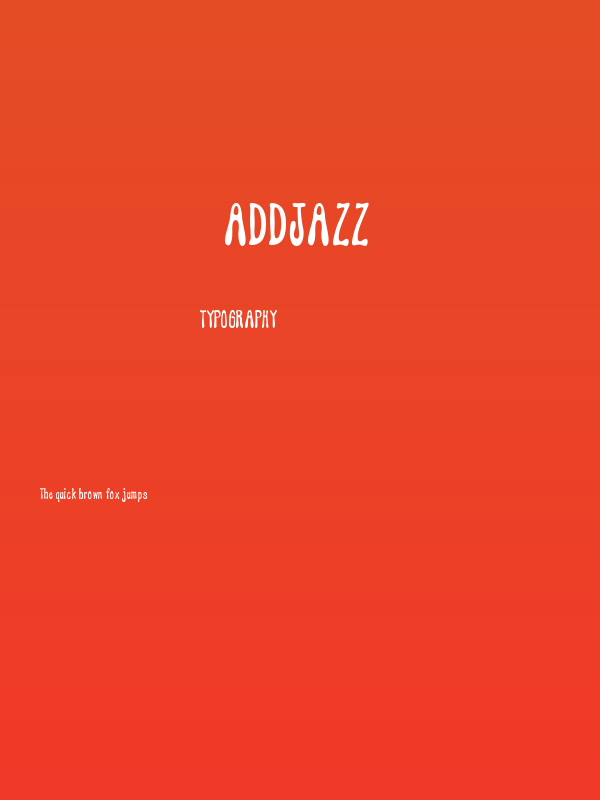 AddJazz Poster