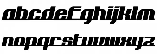 AddLoops Normal Schriftart Kleinbuchstaben