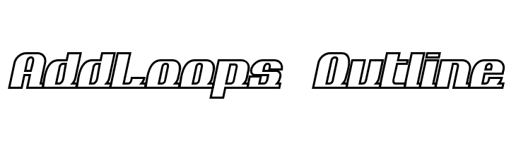AddLoops Outline  Fuentes Gratis Descargar