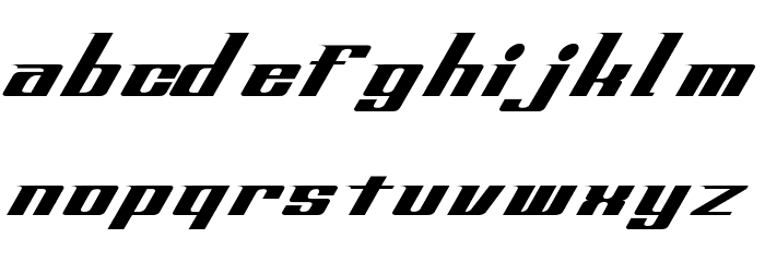 AddSpeedy Font LOWERCASE
