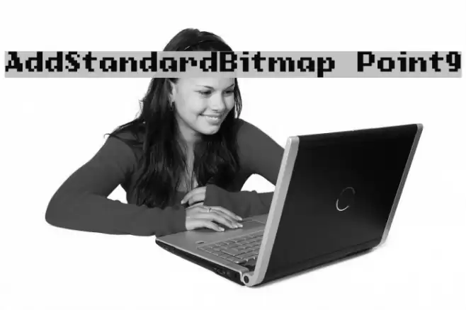 AddStandardBitmap Point9 フォント examples