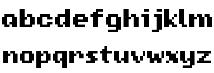 AddStandardBitmap Point9 フォント 小文字