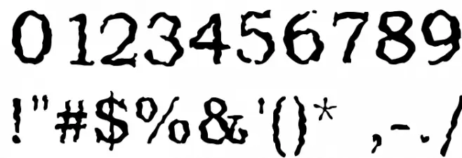 Addicted to Type Font OTHER CHARS