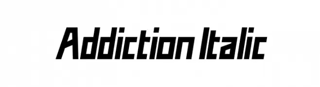 Addiction Italic  Fuentes Gratis Descargar
