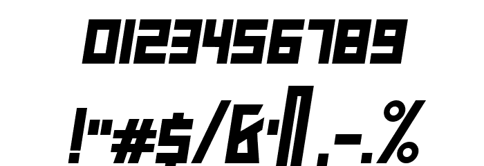 Addiction Italic Font OTHER CHARS