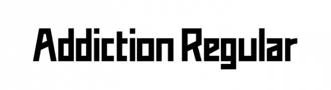 Addiction Regular  Fuentes Gratis Descargar