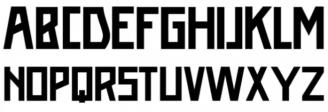 Addiction Regular フォント 大文字