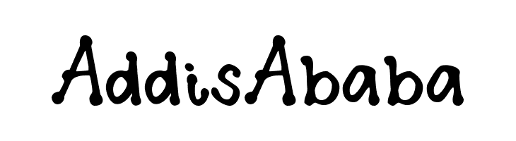 Addis Ababa  Frei Schriftart Herunterladen
