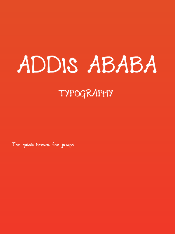 Addis Ababa Poster