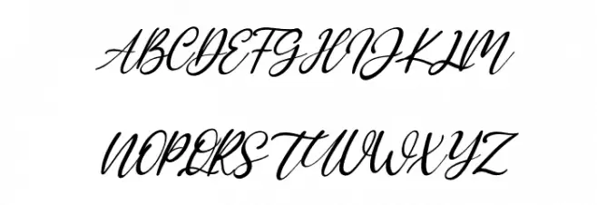 Addison Affson Italic Schriftart Groß