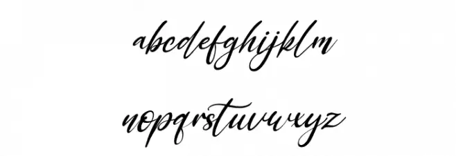 Addison Affson Italic 字体 小写