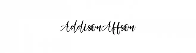 Addison Affson  font caratteri gratis