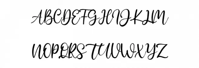 Addison Affson Schriftart Groß