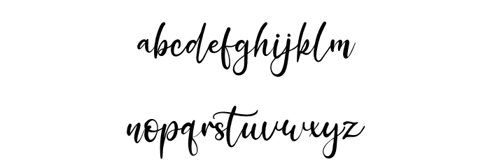 Addison Affson Font LOWERCASE