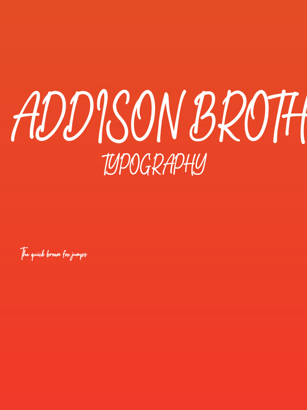 Addison Brother Poster