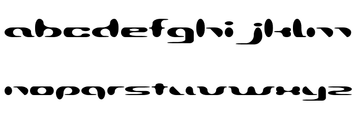 Addround Font LOWERCASE