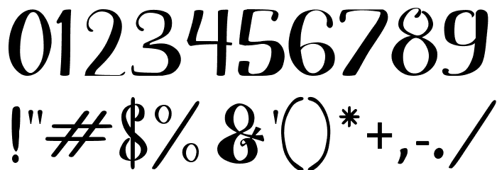Adefebia Free Font Font OTHER CHARS