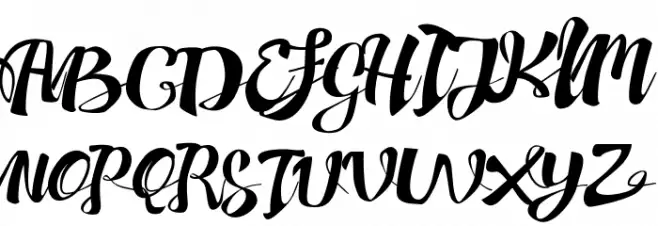 Adefebia Free Font Fuentes MAYÚSCULAS