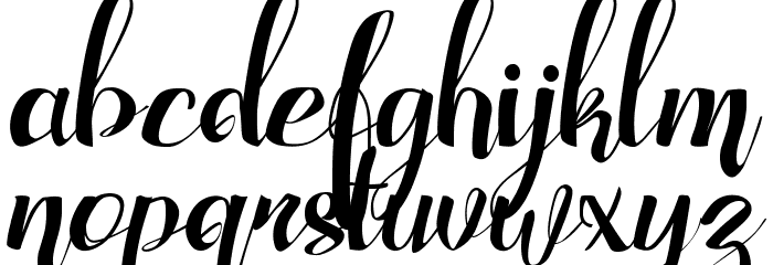 AdefebiaFreeFont Font LOWERCASE