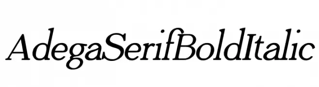 Adega Serif Bold Italic  font caratteri gratis