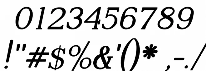 Adega Serif Bold Italic Font OTHER CHARS