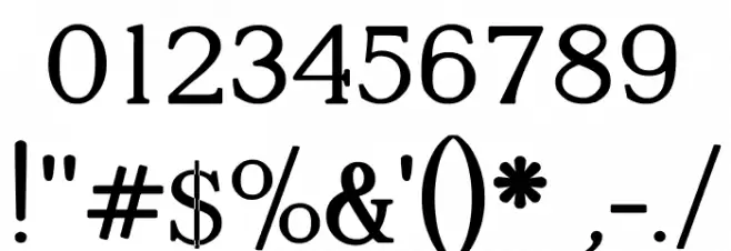 Adega Serif Bold Font OTHER CHARS