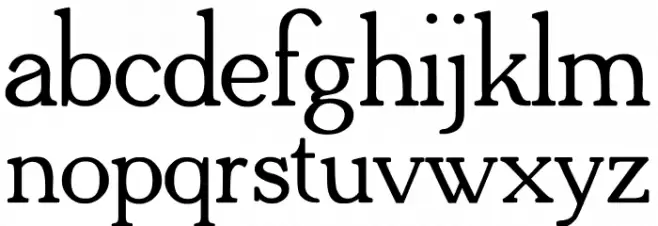 Adega Serif Bold Font LOWERCASE