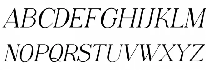 Adega Serif Italic Fonte MAIÚSCULAS