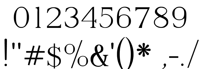 Adega Serif Font OTHER CHARS